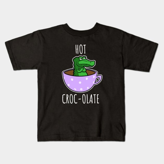 Hot Croc-olate Kids T-Shirt by LunaMay